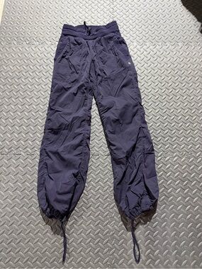 Lululemon Deep Blue Active Joggers with Drawstring Cuffs